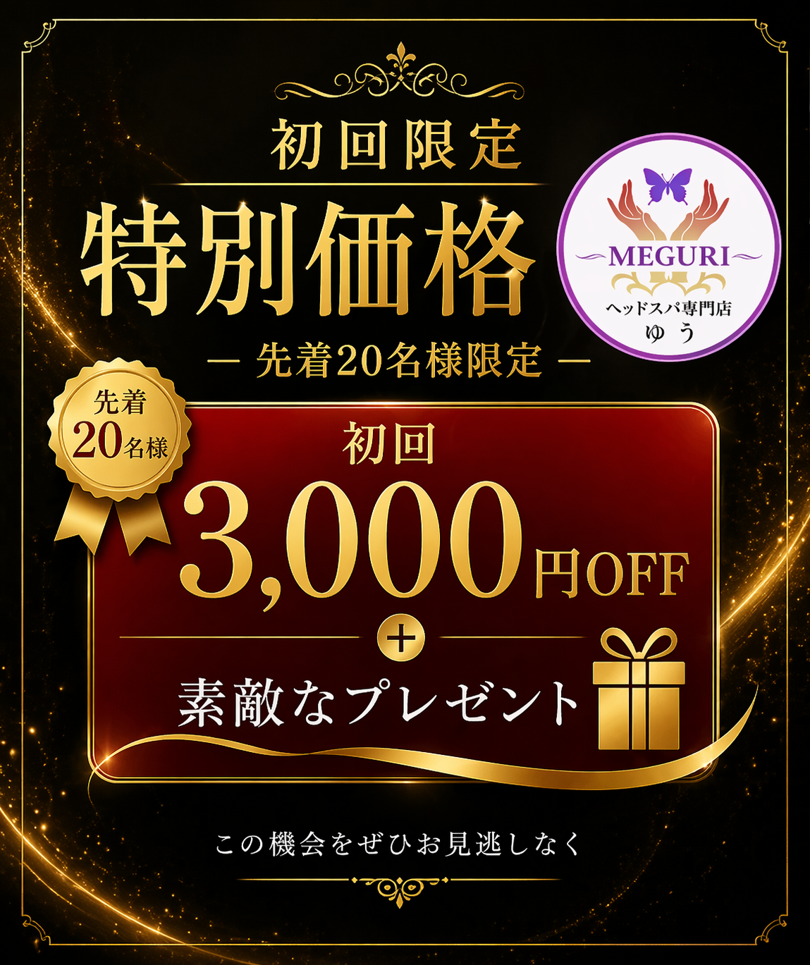初回限定 特別価格キャンペーン